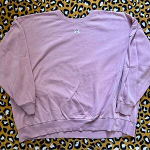 Under Armour Oversized Light Pink Crewneck